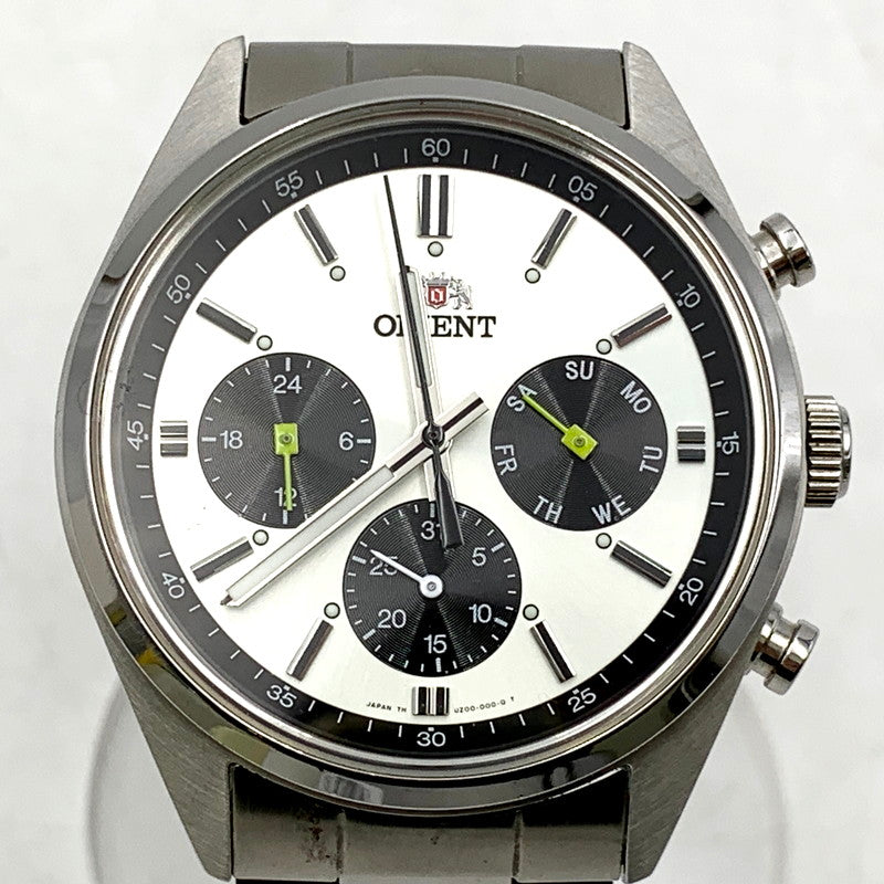 【中古品】【メンズ/レディース】 ORIENT オリエント UZ00-C0-B クォーツ 腕時計 197-241114-as-18-izu カラー：シルバー 万代Net店