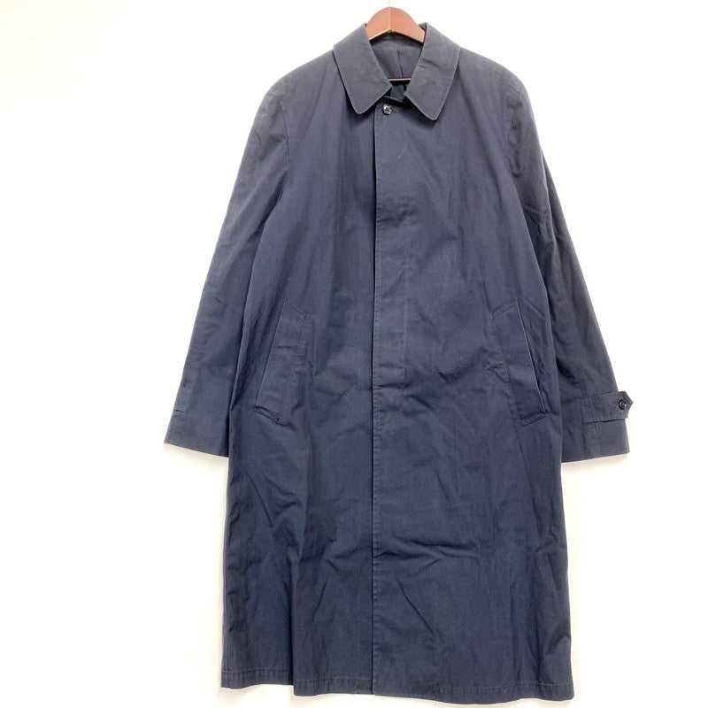 【中古品】【メンズ】  LONDON FOG ロンドンフォグ 80S SOUTIEN COLLAR COAT ステンカラーコート USA製 アウター 146-241112-as-31-izu サイズ：42 カラー：ネイビー 万代Net店