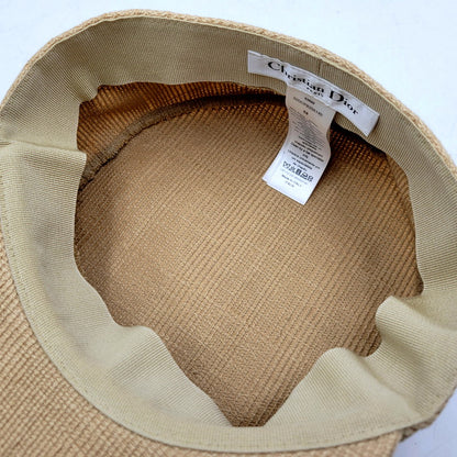 【中古品】【メンズ/レディース】 Christian Dior クリスチャンディオール LOGO CASQUETTE 02DCP920A140 ロゴ キャスケット 帽子 183-241110-as-23-izu サイズ：58 カラー：ベージュ 万代Net店