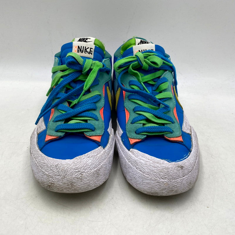 【現状渡し品】【メンズ】 NIKE ナイキ × KAWS カウズ × SACAI サカイ BLAZER LOW DM7901-400 ブレーザー ロー スニーカー シューズ 靴 160-241112-as-23-izu サイズ：28.5cm カラー：NEPTUNE BLUE/BLUECAP-WHITE 万代Net店