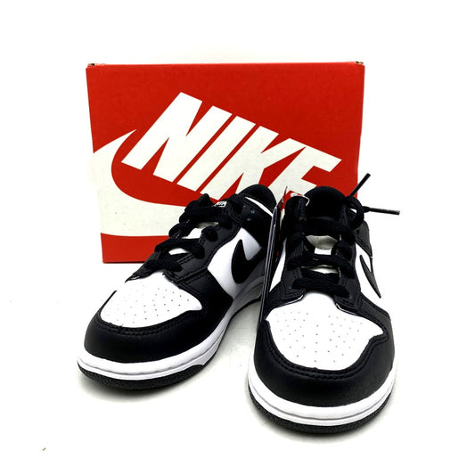 【中古美品】【キッズ】 NIKE ナイキ DUNK LOW (PS) CW1588-100 ダンク ロー PS スニーカー シューズ 靴 160-241112-as-26-izu サイズ：18cm カラー：WHITE/BLACK-WHITE 万代Net店