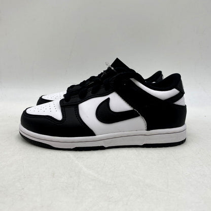 【中古美品】【キッズ】 NIKE ナイキ DUNK LOW (PS) CW1588-100 ダンク ロー PS スニーカー シューズ 靴 160-241112-as-26-izu サイズ：18cm カラー：WHITE/BLACK-WHITE 万代Net店