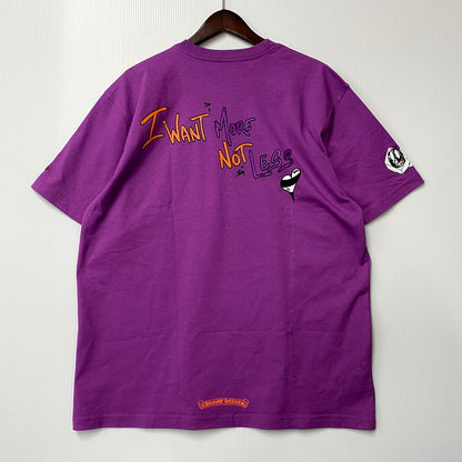 【中古美品】【メンズ】 CHROME HEARTS クロムハーツ × MATTY BOY マッティボーイ PPO U SS PKT CREW ショートスリーブ ポケット クルーネック Tシャツ 半袖 トップス 190-241119-as-26-izu サイズ：XL カラー：パープル 万代Net店