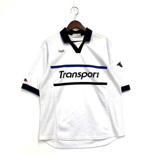 【中古品】【メンズ】 TRANSPORT トランスポート GAME SHIRT ゲームシャツ 半袖 トップス 142-241114-as-12-izu サイズ：L カラー：ホワイト 万代Net店