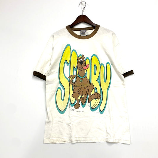 【中古品】【メンズ】  CARTOON NETWORK カートゥーンネットワーク c1997 SCOOBY-DOO PRINTED T-SHIRT スクービードゥ プリント Tシャツ 半袖 トップス 146-241114-as-14-izu サイズ：下記参照 カラー：ホワイト 万代Net店