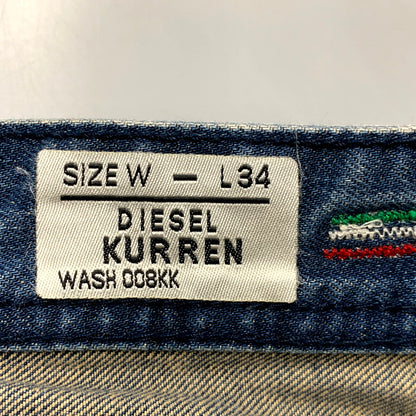 【中古品】【メンズ】 DIESEL ディーゼル KURREN DENIM PANTS デニムパンツ ジーンズ ズボン ボトムス 152-241115-ay-22-izu サイズ：32×34 カラー：インディゴ 万代Net店