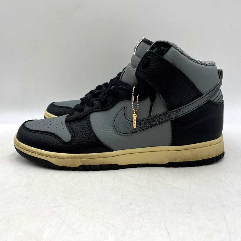 【中古品】【メンズ】 NIKE ナイキ DUNK HI RETRO PRM "50 YEARS OF HIP-HOP" DV7216-001 ダンク ハイ レトロ プレミアム スニーカー シューズ 靴 160-241115-ay-12-izu サイズ：27.5cm カラー：SMOKE GREY-BLACK-BEACH-BLACK 万代Net店