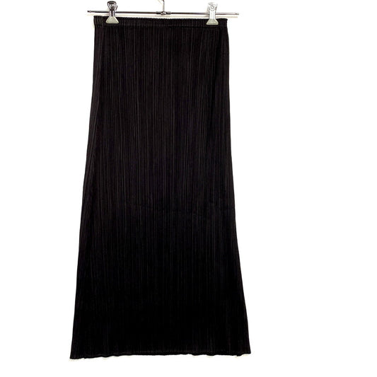 【中古品】【レディース】 PLEATS PLEASE プリーツプリーズ ISSEY MIYAKE イッセイ ミヤケ PLEATS SKIRT PP43-JG147 プリーツスカート ロングスカート ボトムス 168-241115-ay-09-izu サイズ：4 カラー：ブラック 万代Net店