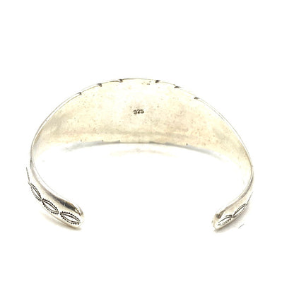 【中古品】【メンズ/レディース】 INDIAN JEWELRY SV925 TURQUOISE BANGLE インディアンジュエリー ターコイズ バングル アクセサリー 191-241117-as-26-izu カラー：シルバー 万代Net店