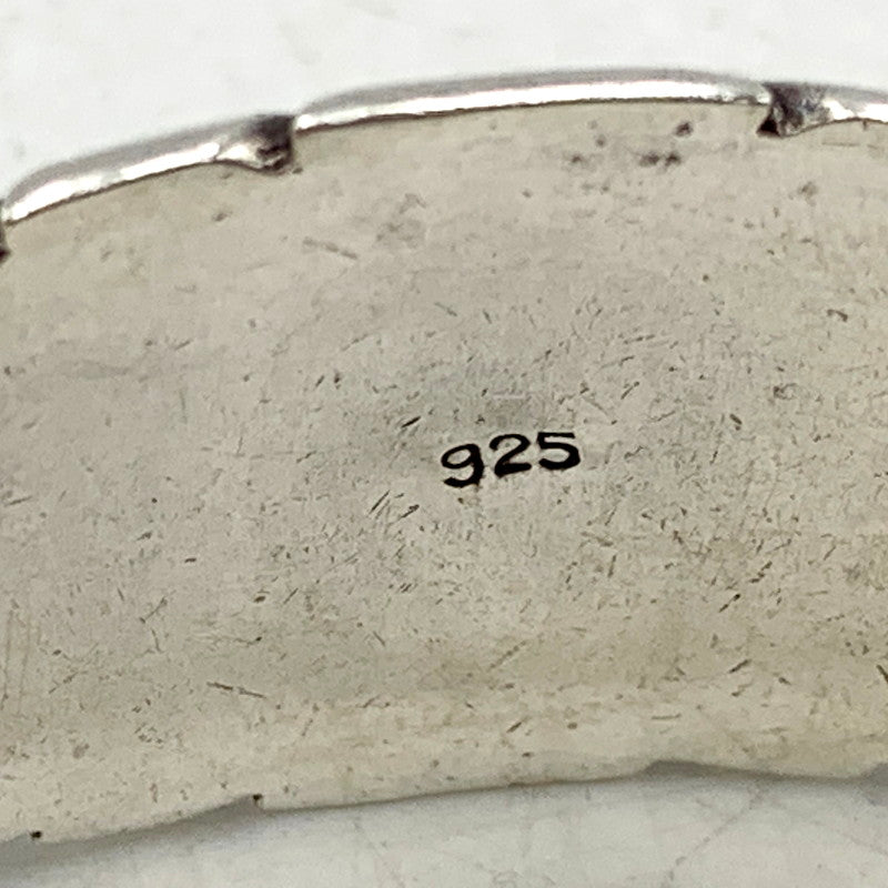 【中古品】【メンズ/レディース】 INDIAN JEWELRY SV925 TURQUOISE BANGLE インディアンジュエリー ターコイズ バングル アクセサリー 191-241117-as-26-izu カラー：シルバー 万代Net店