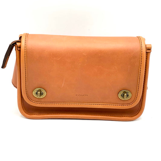 【中古品】【メンズ/レディース】  OLD COACH オールドコーチ LEATHER WAIST BAG 70722 レザーウエストバッグ カバン 鞄 180-241117-as-24-izu カラー：ブラウン系 万代Net店