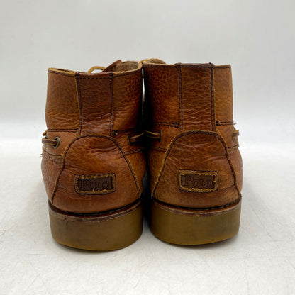 【中古品】【メンズ】 POLO RALPH LAUREN ポロ・ラルフローレン LACE UP BOOTS レースアップブーツ 中国製 シューズ 靴 164-241120-as-16-izu サイズ：9D カラー：ブラウン 万代Net店