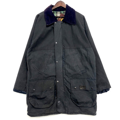 【中古品】【メンズ】  RICHMOND FOREST リッチモンド フォレスト 英国製 90S OILED JACKET オイルド ジャケット アウター 146-241118-mm-10-izu サイズ：L カラー：ネイビー系 万代Net店