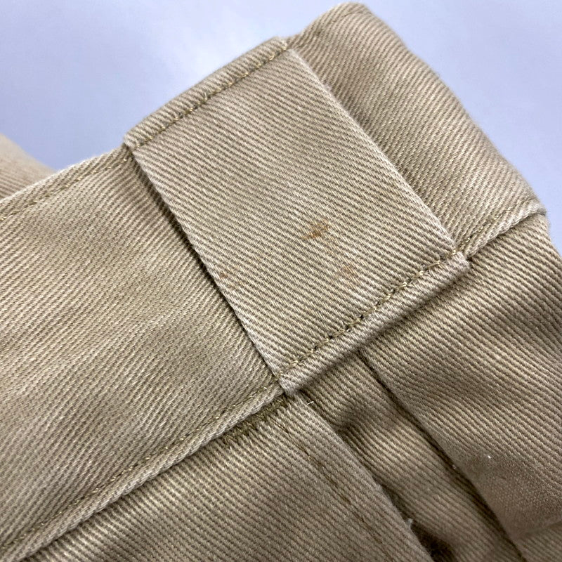 【中古品】【メンズ】 Dickies ディッキーズ 80S WORK PANTS ワークパンツ TALONジッパー ボトムス 157-241121-as-39-izu サイズ：W30 カラー：ベージュ 万代Net店