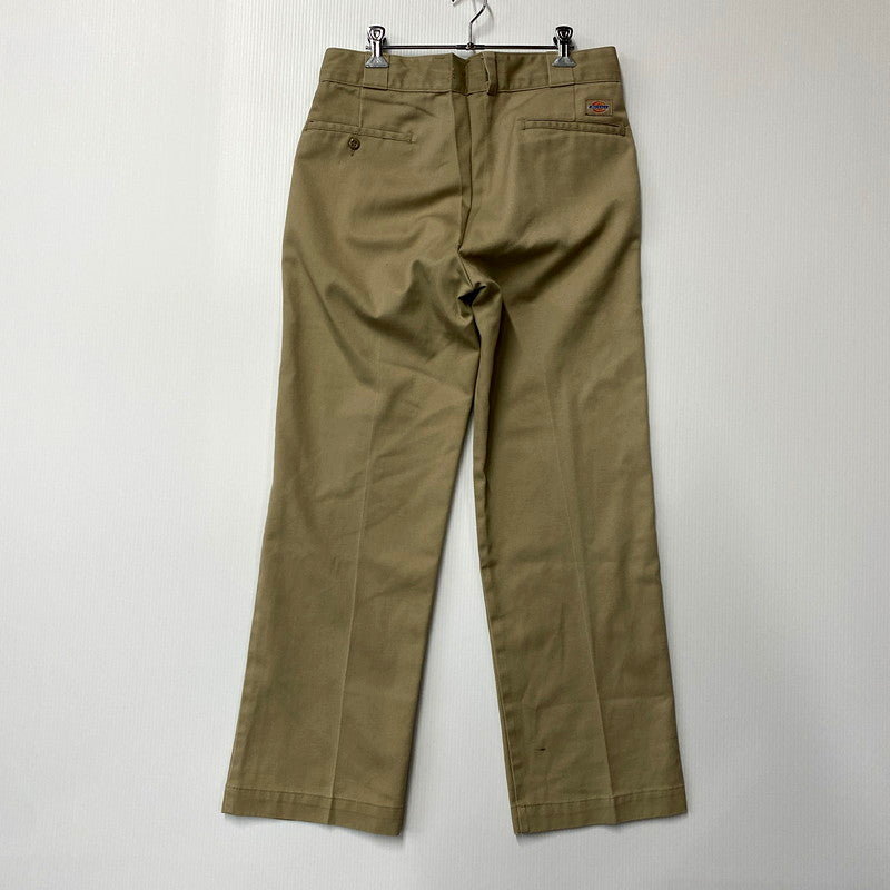 【中古品】【メンズ】 Dickies ディッキーズ 80S WORK PANTS ワークパンツ TALONジッパー ボトムス 157-241121-as-39-izu サイズ：W30 カラー：ベージュ 万代Net店