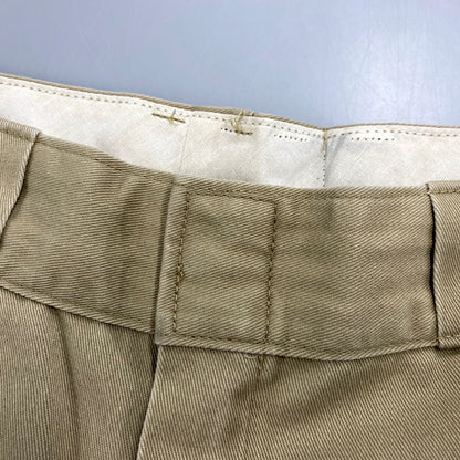 【中古品】【メンズ】 Dickies ディッキーズ 80S WORK PANTS ワークパンツ TALONジッパー ボトムス 157-241121-as-39-izu サイズ：W30 カラー：ベージュ 万代Net店