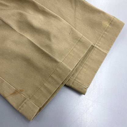 【中古品】【メンズ】 Dickies ディッキーズ 80S WORK PANTS ワークパンツ TALONジッパー ボトムス 157-241121-as-39-izu サイズ：W30 カラー：ベージュ 万代Net店