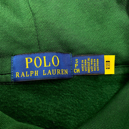 【中古品】【メンズ】 POLO RALPH LAUREN ポロ・ラルフローレン HOODED SWEATSHIRT フーデッド スウェットシャツ パーカー 長袖 トップス 147-241121-as-29-izu サイズ：S カラー：グリーン 万代Net店