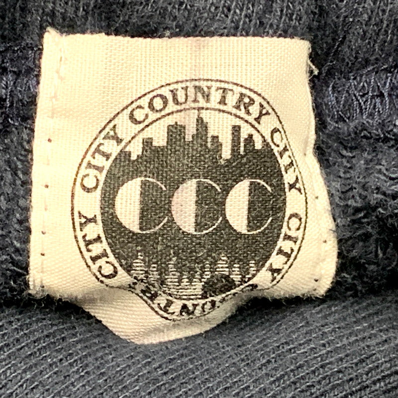 【中古品】【メンズ】  CITY COUNTRY CITY シティーカントリーシティー × IS-NESS イズネス STIRWISE EST SWEAT PANTS CCC-235P002 スウェットパンツ ロゴ プリント ズボン ボトムス 151-241122-ay-10-izu サイズ：L カラー：ネイビー 万代Net店