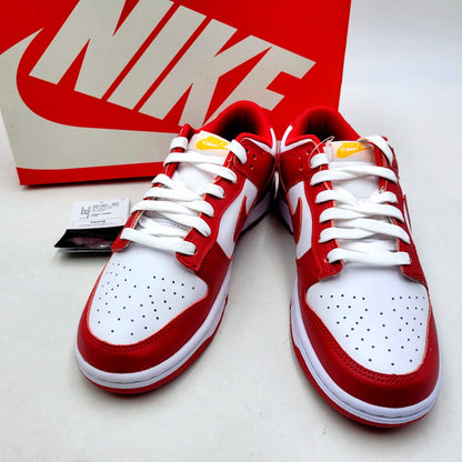 【中古美品】【メンズ】 NIKE ナイキ DUNK LOW RETRO DD1391-602 ダンク ロー レトロ スニーカー シューズ 靴 160-241120-as-29-izu サイズ：26.5cm カラー：GYM RED/GYM RED-WHITE 万代Net店