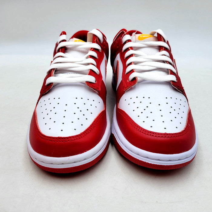 【中古美品】【メンズ】 NIKE ナイキ DUNK LOW RETRO DD1391-602 ダンク ロー レトロ スニーカー シューズ 靴 160-241120-as-29-izu サイズ：26.5cm カラー：GYM RED/GYM RED-WHITE 万代Net店