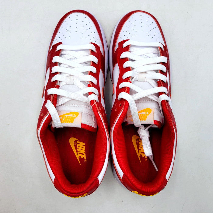 【中古美品】【メンズ】 NIKE ナイキ DUNK LOW RETRO DD1391-602 ダンク ロー レトロ スニーカー シューズ 靴 160-241120-as-29-izu サイズ：26.5cm カラー：GYM RED/GYM RED-WHITE 万代Net店