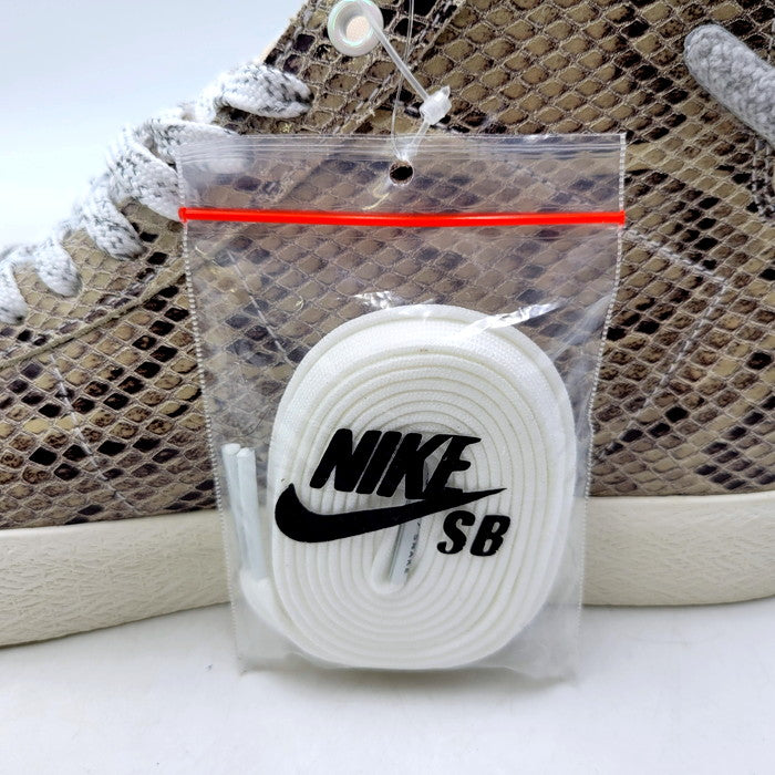 【中古美品】【メンズ】 NIKE SB ナイキエスビー × SOULLAND ソウルランド BLAZER MID QS CN4540-001 ブレザー ミッド QS スニーカー シューズ 靴 160-241120-as-27-izu サイズ：27.5cm カラー：LIGHT BONE/WHITE-PURE PLATINUM 万代Net店