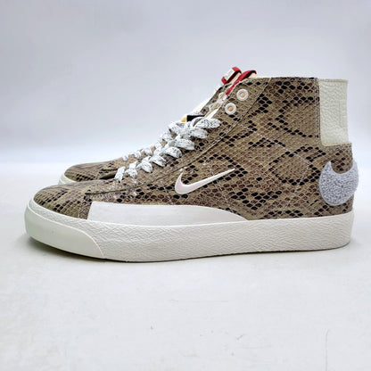 【中古美品】【メンズ】 NIKE SB ナイキエスビー × SOULLAND ソウルランド BLAZER MID QS CN4540-001 ブレザー ミッド QS スニーカー シューズ 靴 160-241120-as-27-izu サイズ：27.5cm カラー：LIGHT BONE/WHITE-PURE PLATINUM 万代Net店