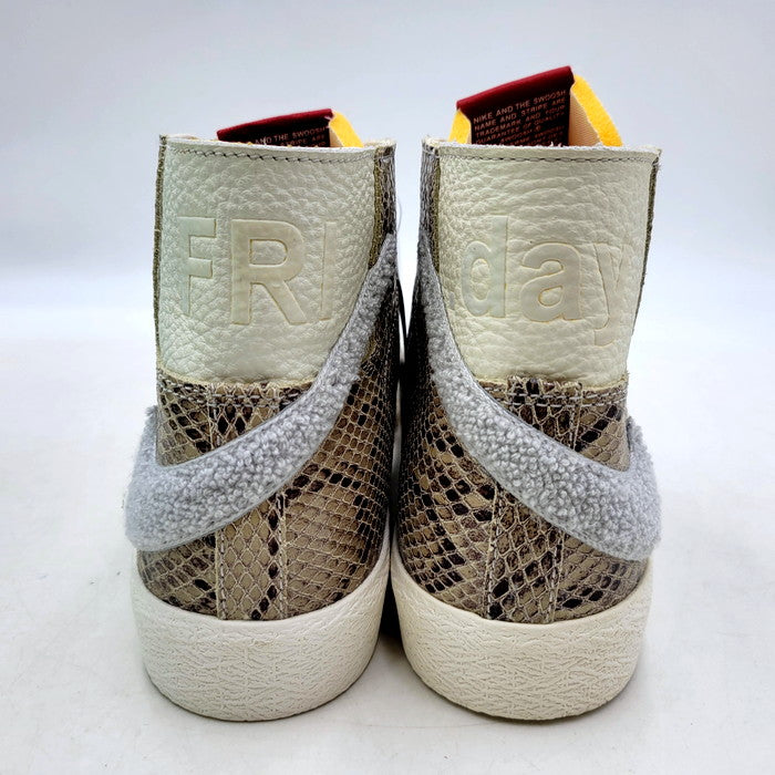 【中古美品】【メンズ】 NIKE SB ナイキエスビー × SOULLAND ソウルランド BLAZER MID QS CN4540-001 ブレザー ミッド QS スニーカー シューズ 靴 160-241120-as-27-izu サイズ：27.5cm カラー：LIGHT BONE/WHITE-PURE PLATINUM 万代Net店