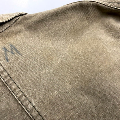 【中古品】【メンズ】  SWEDISH ARMY スウェーデン軍 40S METAL BUTTON WORK JACKET メタルボタンワークジャケット アウター 146-241122-ay-21-izu サイズ：下記参照 カラー：ブラウン系 万代Net店