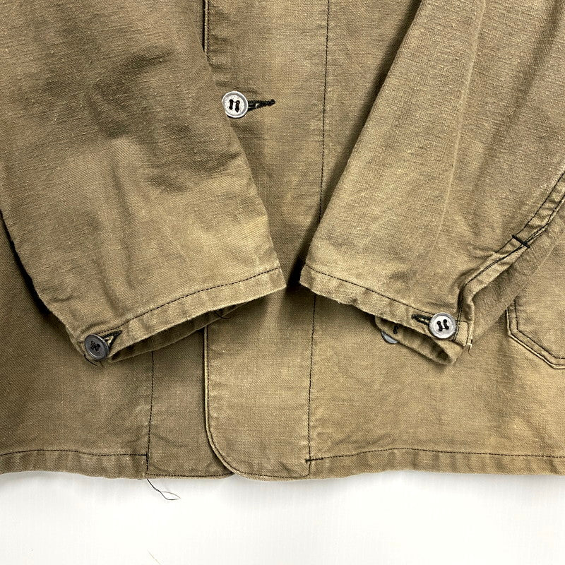 【中古品】【メンズ】  SWEDISH ARMY スウェーデン軍 40S METAL BUTTON WORK JACKET メタルボタンワークジャケット アウター 146-241122-ay-21-izu サイズ：下記参照 カラー：ブラウン系 万代Net店