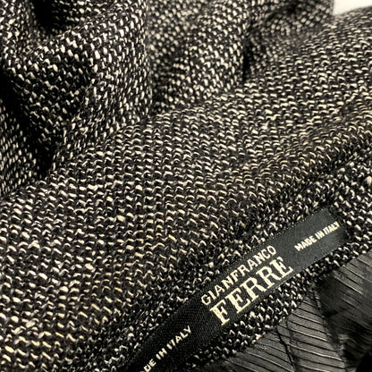 【現状渡し品】【メンズ】 GIANFRANCO FERRE ジャンフランコ・フェレ 3B TAILORED JACKET 3Bテーラードジャケット イタリア製 アウター 146-241123-as-18-izu サイズ：46 カラー：ブラック系 万代Net店