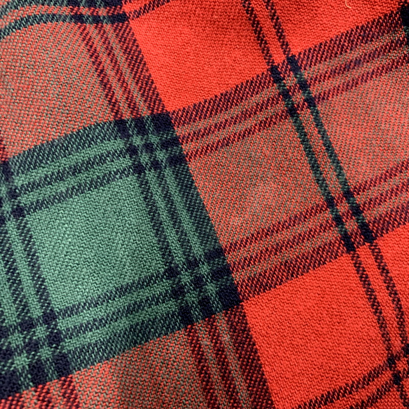 【現状渡し品】【メンズ】 L.L.Bean エルエルビーン 80-90S CHECK B.D.SHIRT チェック ボタンダウン シャツ USA製 ブロック体タグ 長袖 トップス 144-241123-as-17-izu サイズ：L カラー：レッド 万代Net店