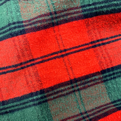 【現状渡し品】【メンズ】 L.L.Bean エルエルビーン 80-90S CHECK B.D.SHIRT チェック ボタンダウン シャツ USA製 ブロック体タグ 長袖 トップス 144-241123-as-17-izu サイズ：L カラー：レッド 万代Net店