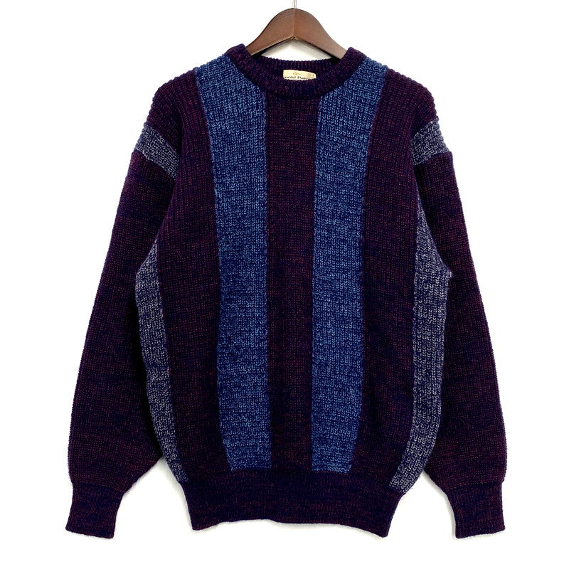 【中古品】【メンズ】 Arnold Palmer アーノルドパーマー 70-80S ACRYLIC KNIT SWEATER アクリルニットセーター 長袖 トップス 146-241123-as-09-izu サイズ：L カラー：マルチカラー 万代Net店