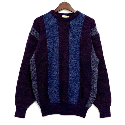 【中古品】【メンズ】 Arnold Palmer アーノルドパーマー 70-80S ACRYLIC KNIT SWEATER アクリルニットセーター 長袖 トップス 146-241123-as-09-izu サイズ：L カラー：マルチカラー 万代Net店
