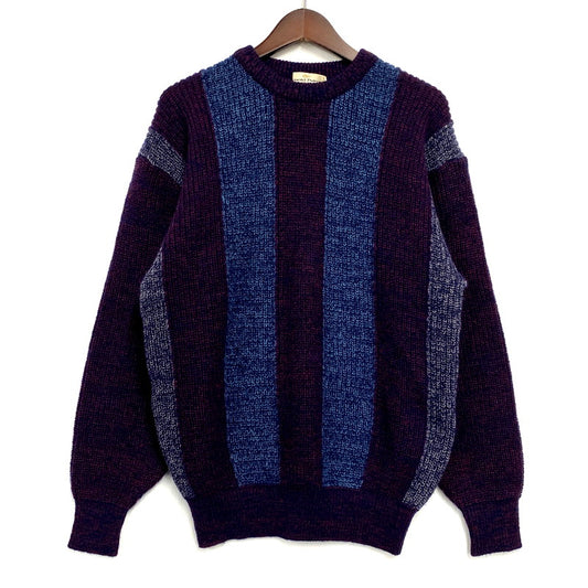 【中古品】【メンズ】 Arnold Palmer アーノルドパーマー 70-80S ACRYLIC KNIT SWEATER アクリルニットセーター 長袖 トップス 146-241123-as-09-izu サイズ：L カラー：マルチカラー 万代Net店