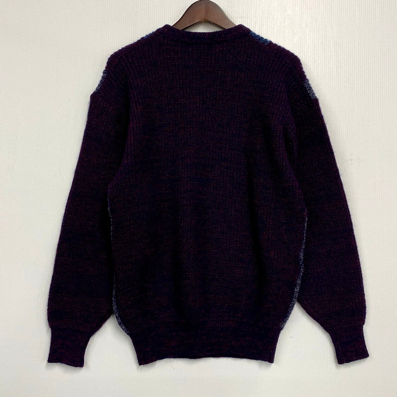 【中古品】【メンズ】 Arnold Palmer アーノルドパーマー 70-80S ACRYLIC KNIT SWEATER アクリルニットセーター 長袖 トップス 146-241123-as-09-izu サイズ：L カラー：マルチカラー 万代Net店