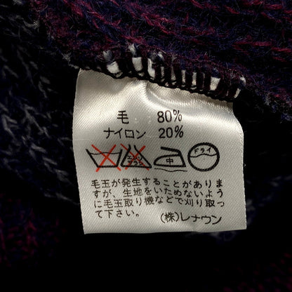 【中古品】【メンズ】 Arnold Palmer アーノルドパーマー 70-80S ACRYLIC KNIT SWEATER アクリルニットセーター 長袖 トップス 146-241123-as-09-izu サイズ：L カラー：マルチカラー 万代Net店