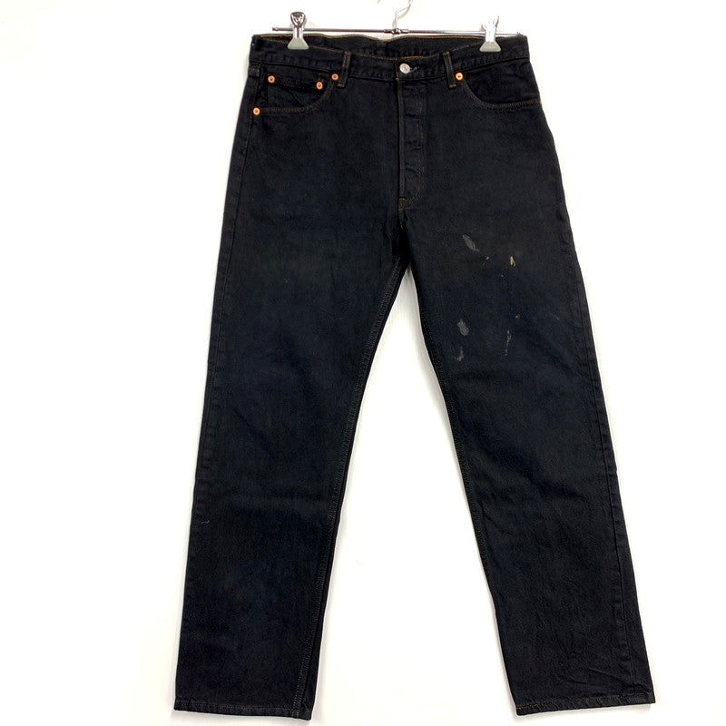 【中古品】【メンズ】 Levi's リーバイス DENIM PANTS 501 後染め ブラック デニムパンツ 刻印647 ジーンズ ボトムス 157-241124-as-31-izu サイズ：33×34 カラー：ブラック 万代Net店