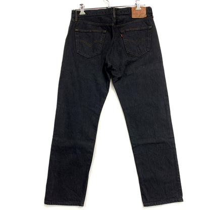 【中古品】【メンズ】 Levi's リーバイス DENIM PANTS 501 後染め ブラック デニムパンツ 刻印647 ジーンズ ボトムス 157-241124-as-31-izu サイズ：33×34 カラー：ブラック 万代Net店