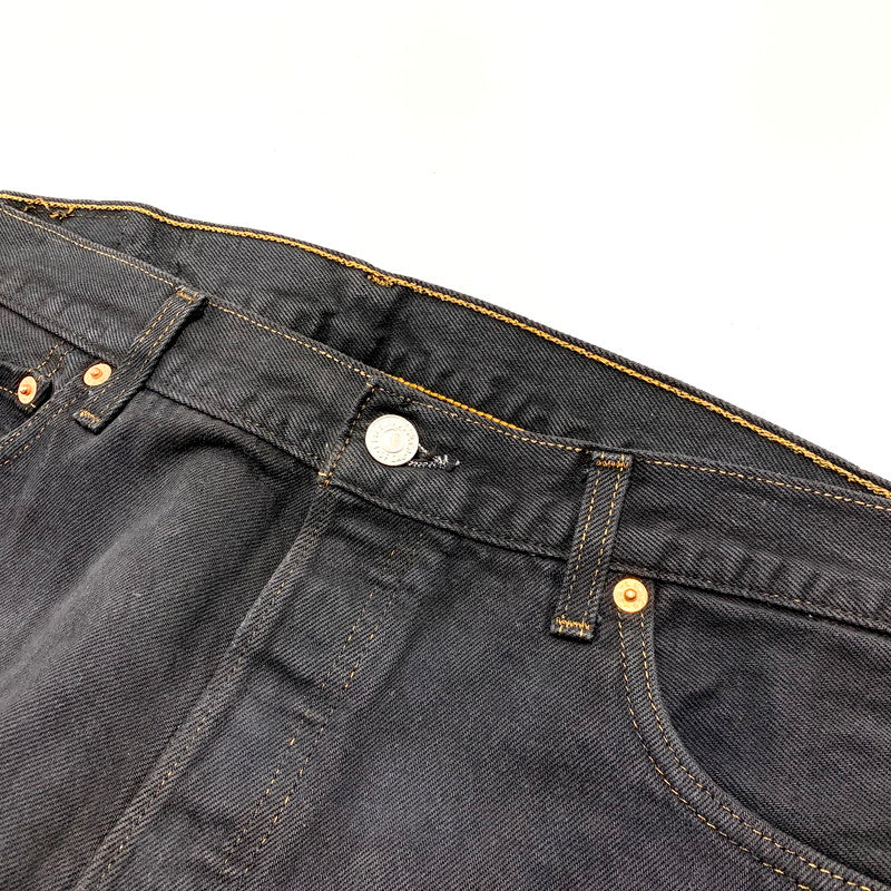 【中古品】【メンズ】 Levi's リーバイス DENIM PANTS 501 後染め ブラック デニムパンツ 刻印647 ジーンズ ボトムス 157-241124-as-31-izu サイズ：33×34 カラー：ブラック 万代Net店