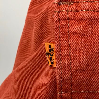 【中古品】【メンズ】 Levi's リーバイス 90S DENIM PANTS 555 後染めレッド カラーデニムパンツ 刻印515 USA製 オレンジタブ 96年5月製造 ジーンズ ボトムス 157-241123-as-23-izu サイズ：31×32 カラー：レッド 万代Net店