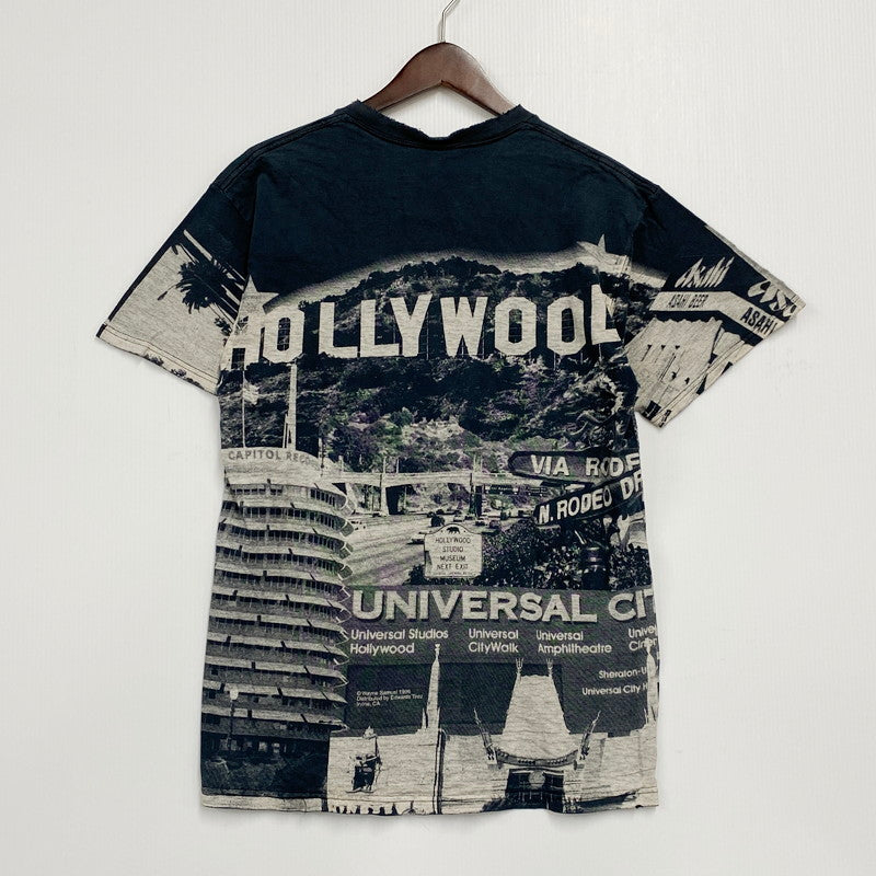 【現状渡し品】【メンズ】  FRUIT OF THE LOOM フルーツオブザルーム c1996 90S HOLLYWOOD TEE 90年代 ハリウッドTシャツ トップス 半袖 146-241124-ma-07-izu サイズ：L カラー：ブラック 万代Net店