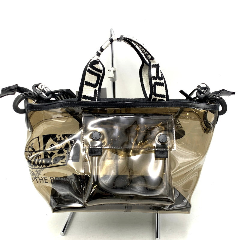 【中古品】【メンズ/レディース】  Russeluno ラッセルノ CLEAR CART BAG RGD-2322807 クリア カートバッグ カバン 鞄 188-241123-as-37-izu カラー：ブラック 万代Net店