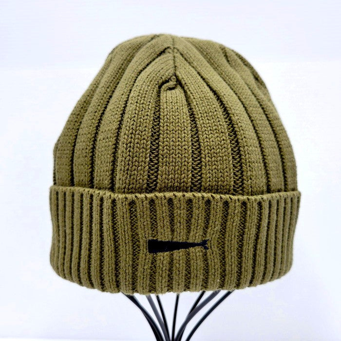 【中古美品】【メンズ/レディース】 DESCENDANT ディセンダント BEANIE ビーニー ニット帽 帽子 185-241125-as-28-izu サイズ：F カラー：グリーン 万代Net店