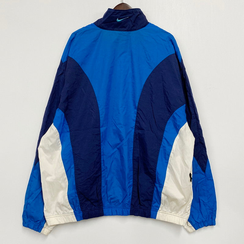 【中古品】【メンズ】 NIKE ナイキ 90S NYLON JACKET 90年代 ナイロンジャケット アウター 長袖 146-241124-ma-06-izu サイズ：XXL カラー：青系マルチ 万代Net店