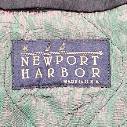 【中古品】【メンズ】  NEWPORT HARBOR ニューポートハーバー TRENCH COAT USA製 トレンチコート アウター 長袖 146-241124-ma-09-izu サイズ：40 カラー：ブラック 万代Net店