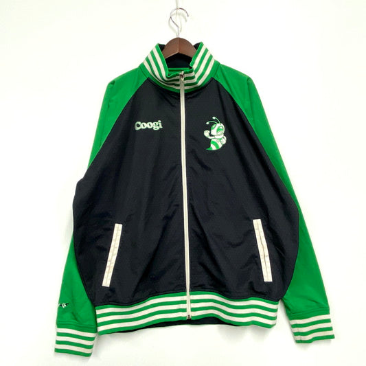 【現状渡し品】【メンズ】  COOGI クージー TRACK JACKET トラックジャケット アウター 146-241124-as-08-izu サイズ：XL カラー：ネイビー系×グリーン 万代Net店