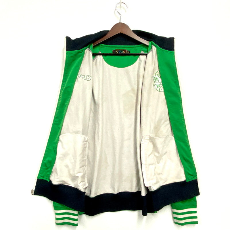 【現状渡し品】【メンズ】  COOGI クージー TRACK JACKET トラックジャケット アウター 146-241124-as-08-izu サイズ：XL カラー：ネイビー系×グリーン 万代Net店